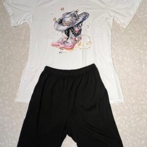 women's mini dress & capris trousers