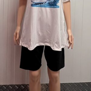 female mini dress & capris trousers