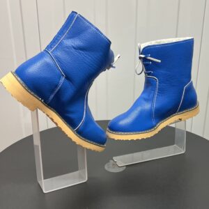 women’s lightweight leather boots – soft sole & wool lined interior